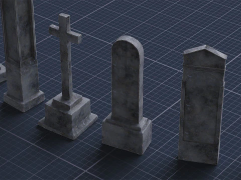 Graveyard Pack Vol 01 - Variant 05 3D Model