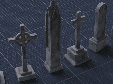 Graveyard Pack Vol 01 - Variant 05 3D Model