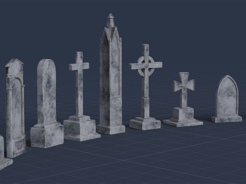 Graveyard Pack Vol 01 - Variant 05 3D मॉडल