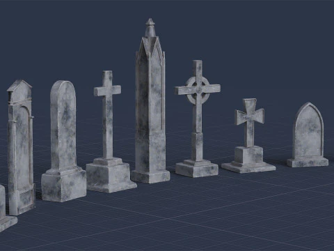 Graveyard Pack Vol 01 - Variant 05 3D Model
