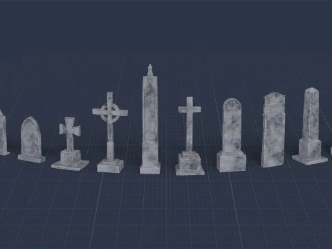 Graveyard Pack Vol 01 - Variant 05 3D Model