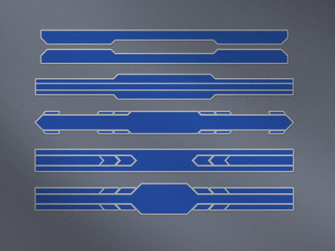 100 - Sci-Fi Alpha Decal Pack Vol 02 CG टेक्स्चर्स