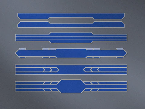 100 - Sci-Fi Alpha Decal Pack Vol 02 CG Textures