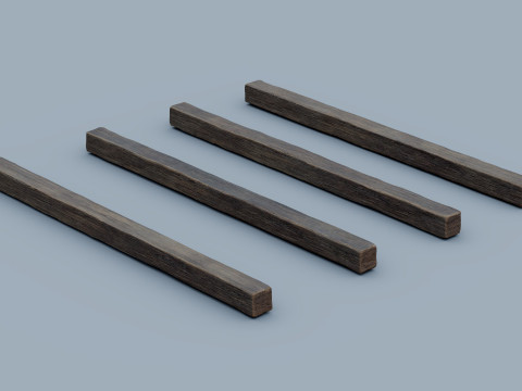 Wooden Plank Pack Vol 01 3D Model