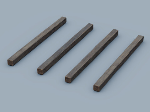 Wooden Plank Pack Vol 01 3D Model
