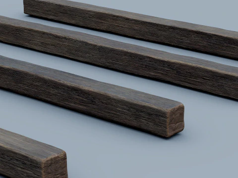 Wooden Plank Pack Vol 01 3D Model