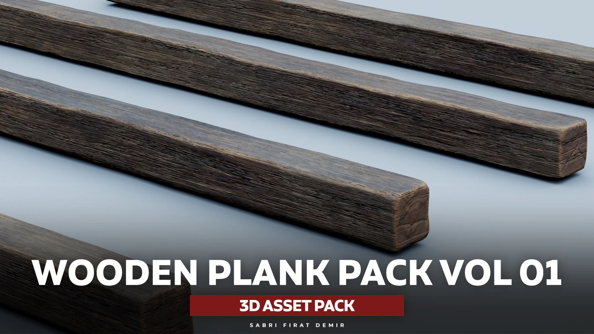 Wooden Plank Pack Vol 01 3D Model .c4d .max .obj .3ds .fbx .stl .blend 