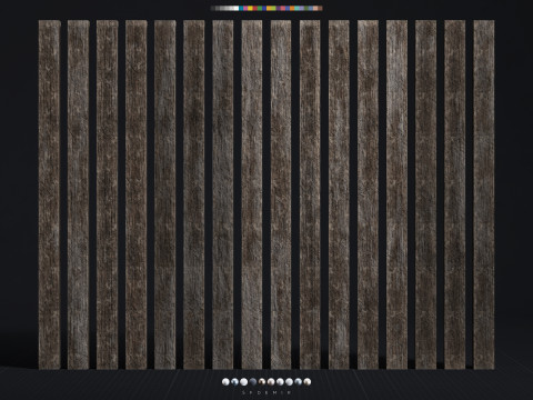 Wooden Planks Pack 03 3Dモデル