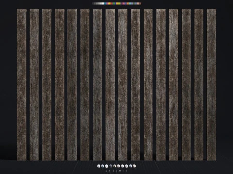 Wooden Planks Pack 03 3D Model