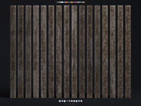 Wooden Planks Pack 03 3D Model