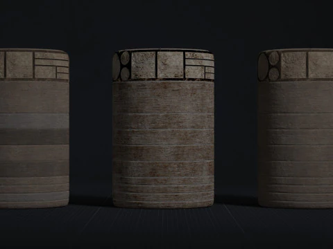 Wood Trim Sheet 01 CG Textures