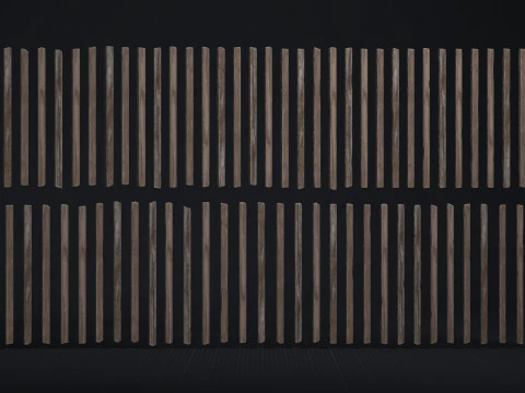 Pacote de pranchas de madeira 02 - Malhas de pranchas de madeira de alta qualidade Modelo 3D