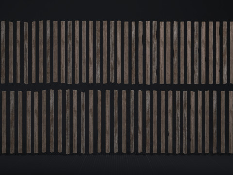 Wooden Planks Pack 02 - High-Quality Wooden Plank Meshes 3Dモデル