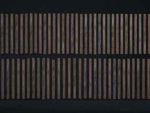 Pacote de pranchas de madeira 02 - Malhas de pranchas de madeira de alta qualidade Modelo 3D