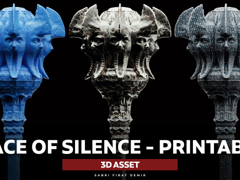 Mace of Silence - High-Quality 3D Base Mesh For 3D Printing and Digital Sculpting 3D 打印模型