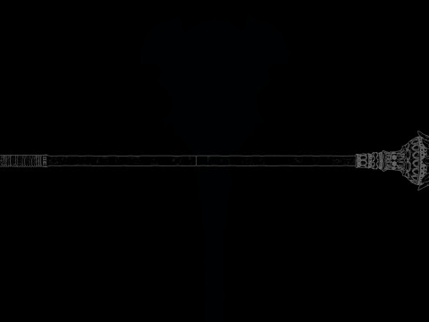 Mace of Silence - High-Quality 3D Base Mesh For 3D Printing and Digital Sculpting 3D 프린트 모델