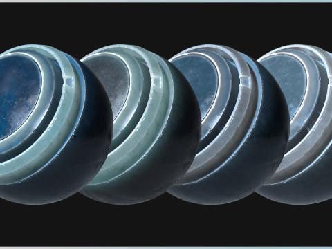 Substance Painter Ice Smart Material Pack - High-Quality Ice Textures for Realistic Results CG Textures