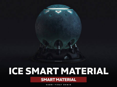 Ice Smart Material Texture - High-Quality Smart Material for Realistic Visuals CG Текстури
