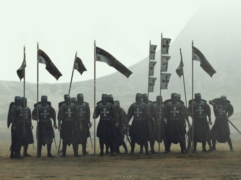 Medieval Knight Pack - High-Quality PBR For Games Films and Visualizations 3D 모델