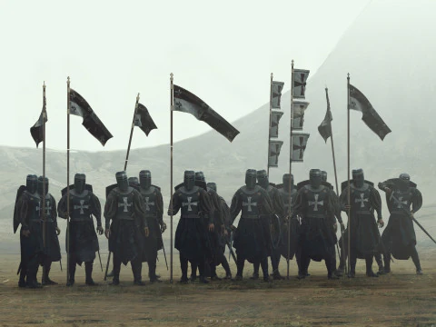 Medieval Knight Pack - High-Quality PBR For Games Films and Visualizations 3D Model