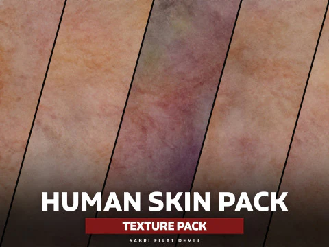 Pacchetto skin umana premium: pacchetto texture decalcomania con sovrapposizione alfa di alta qualit&agrave; CG Textures