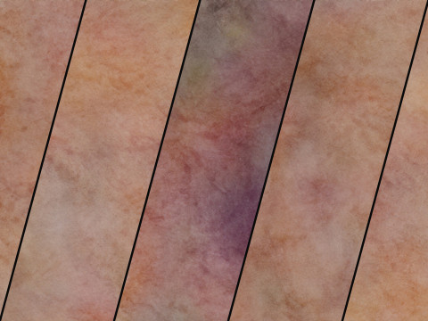 Premium Human Skin Pack - High-Quality Decal-Alpha-Overlay Map Texture Pack CG テクスチャ