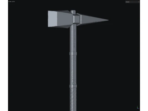 ドワーフのメイス - 高品質 PBR 3Dモデル