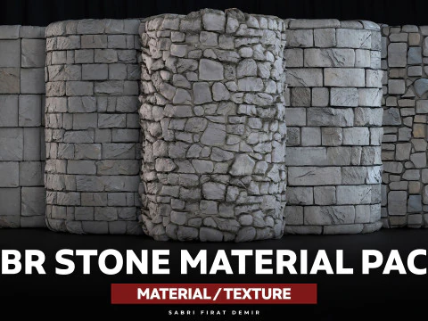 PBR Stone Material Pack &ndash; Hochwertiges Texturpaket f&uuml;r realistische Visualisierungen CG Texturen