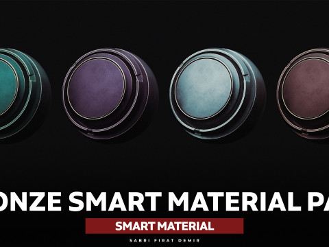 Bronze Smart Material Pack - High-Quality Smart Materials for Texturing CG Текстури