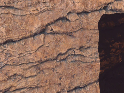 Desert Rock realista - ativo Desert Rock de alta qualidade para Unreal Engine e outros populares Modelo 3D