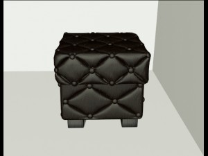 pouf 3D मॉडल