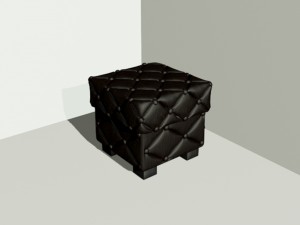 pouf 3D मॉडल