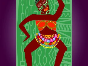 мистецтво в африканському стилі CG Текстури