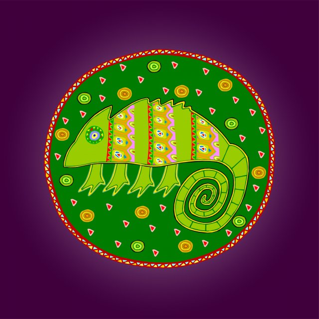 african style artwork Texturas CG .c4d .max .obj .3ds .fbx .stl .blend 