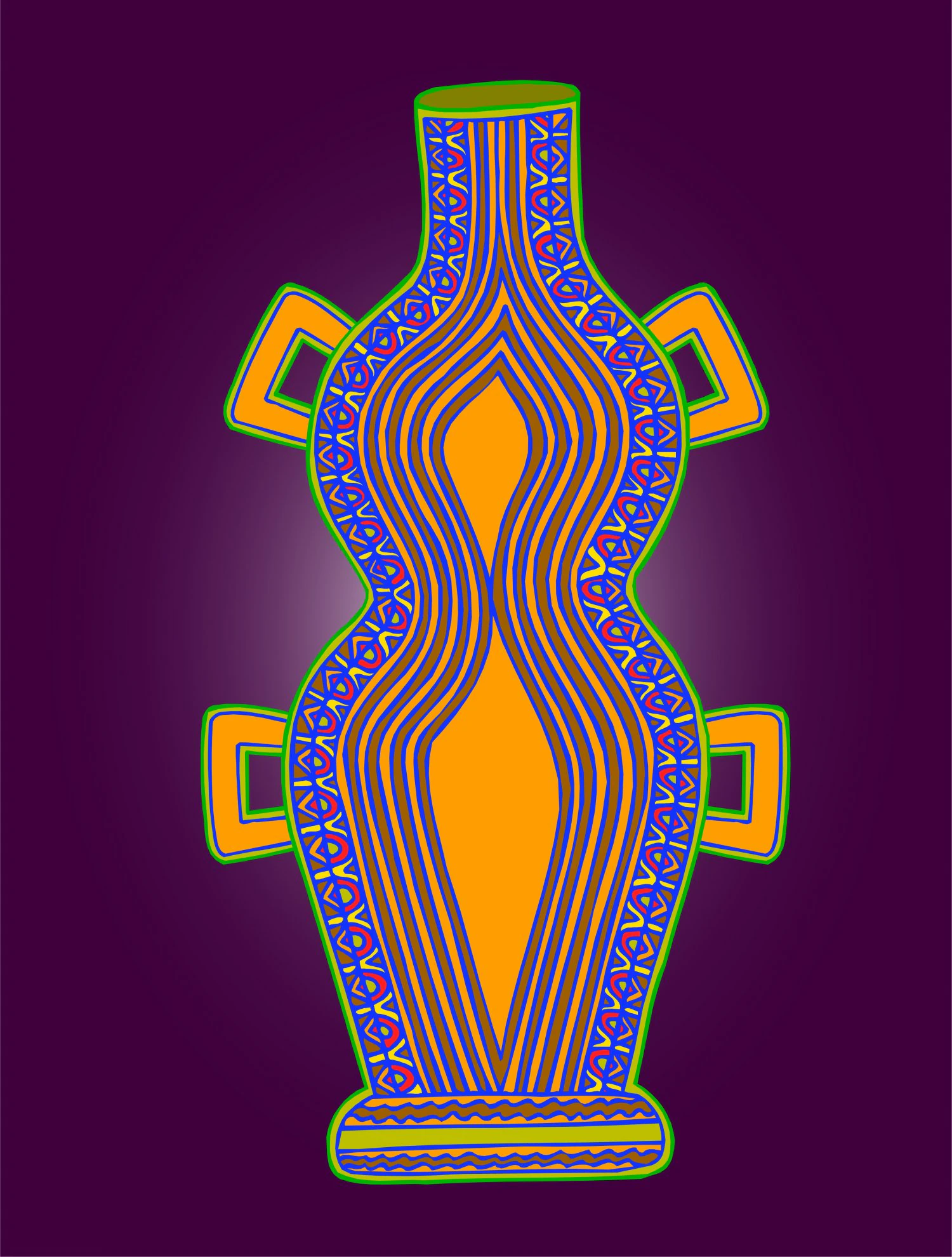 african style artwork CG Textures .c4d .max .obj .3ds .fbx .stl .blend 