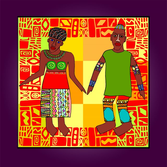 african style artwork CG Textures .c4d .max .obj .3ds .fbx .stl .blend