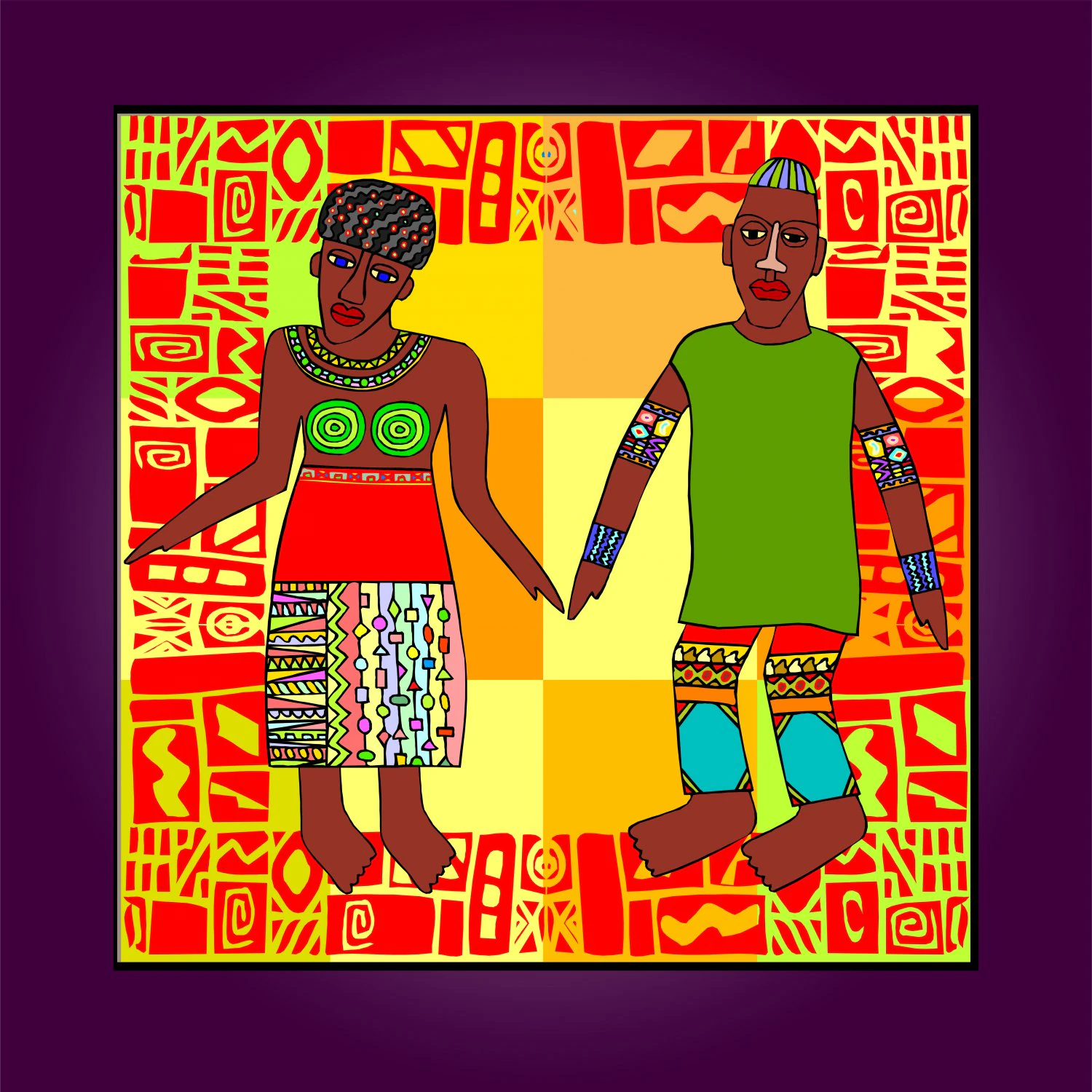 african style artwork CG Textures .c4d .max .obj .3ds .fbx .stl .blend 