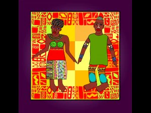 мистецтво в африканському стилі CG Текстури