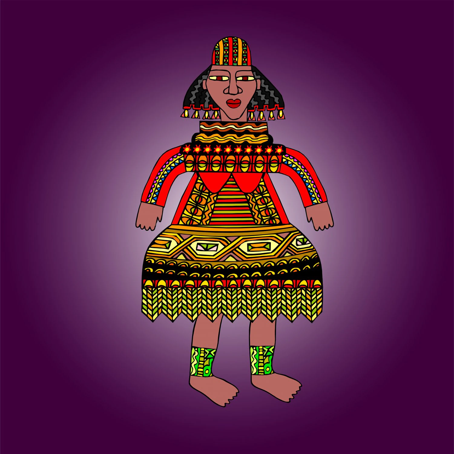 african style artwork CG Textures .c4d .max .obj .3ds .fbx .stl .blend 