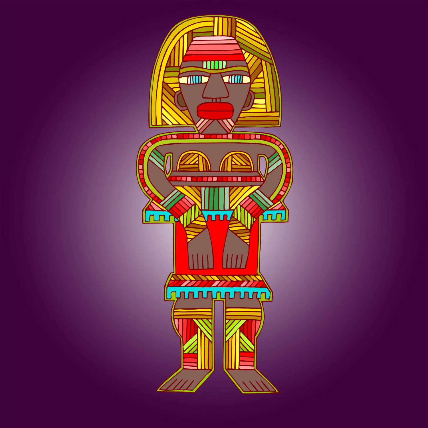 african style artwork CG Textures .c4d .max .obj .3ds .fbx .stl .blend 