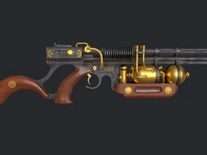 steampunk tarzında 3D Model