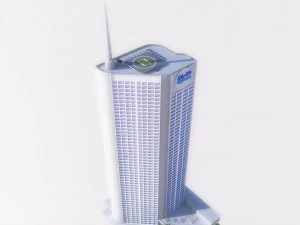 drapacz chmur50 wieża miejska Model 3D