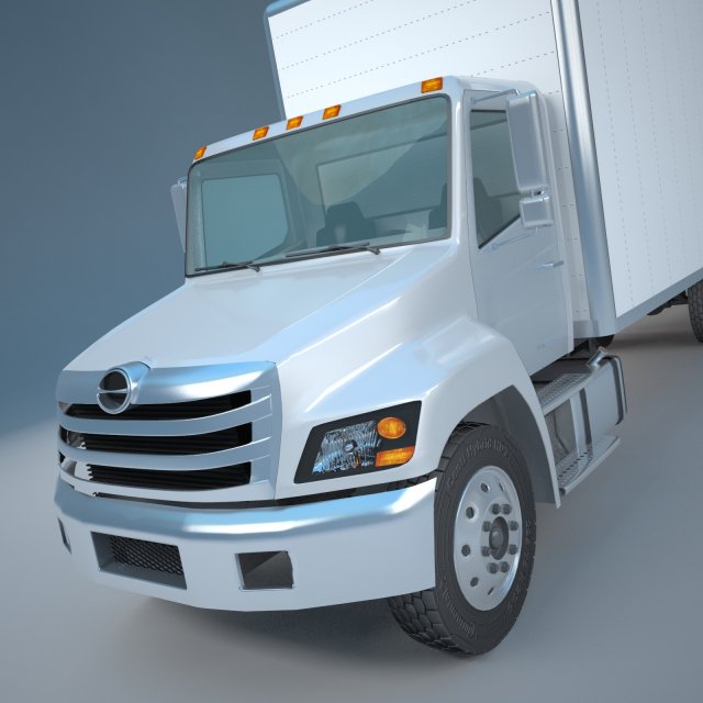 hino 338 conventional 2014-2018 hi-detailed Modelo 3D .c4d .max .obj .3ds .fbx .stl .blend 