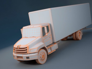 hino 338 conventional 2014-2018 hi-detailed Modelo 3D