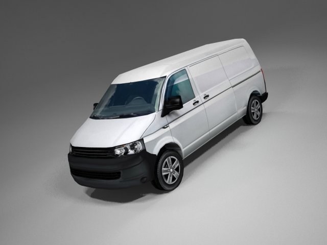 european design panel van low polygonal model 3D 模型 .c4d .max .obj .3ds .fbx .stl .blend 