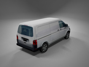 european design panel van low polygonal model 3D 模型