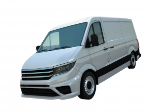 european design panel van crafter low roof 3D 모델