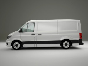 european design panel van crafter low roof 3D-Modell