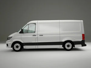 european design panel van crafter low roof 3D Model