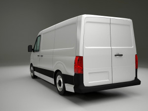 european design panel van crafter low roof 3D-Modell